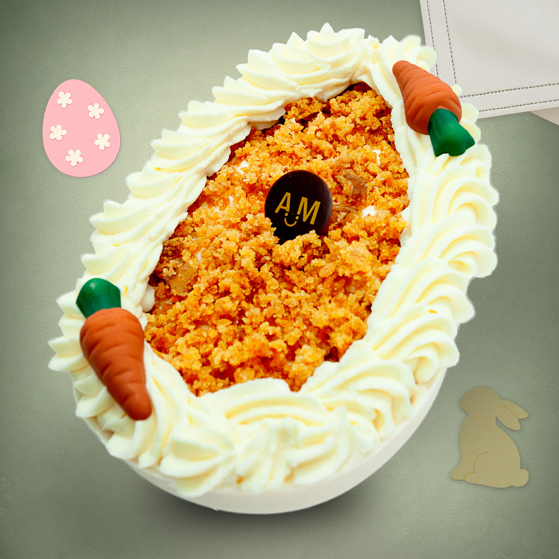 Huevo de Carrot Cake